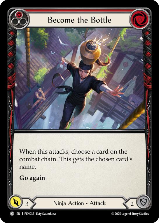 Become The Bottle (Red) (Regular) [PEN037] (Compendium of Rathe) | Card Citadel