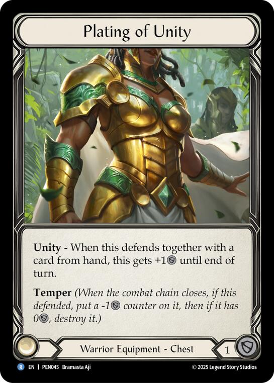 Plating Of Unity [PEN045] (Compendium of Rathe)  Cold Foil | Card Citadel
