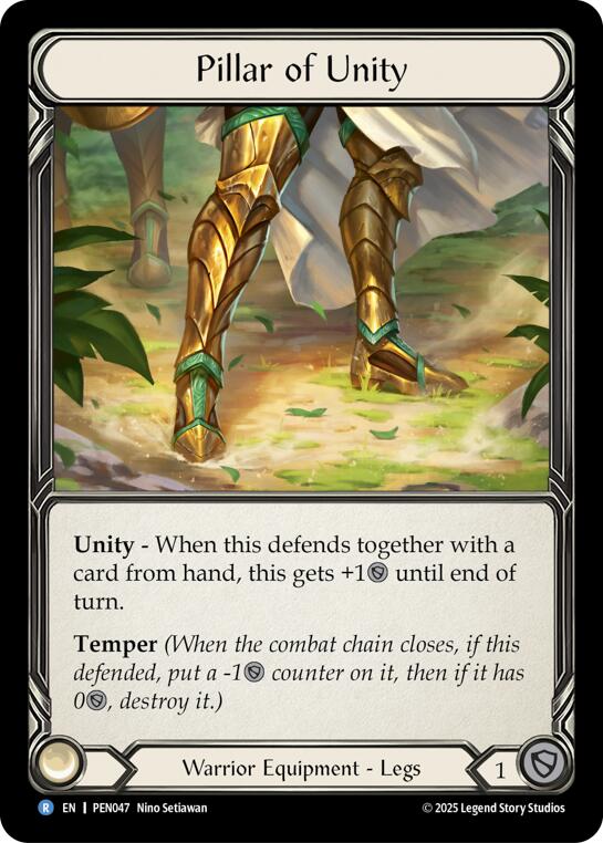 Pillar Of Unity [PEN047] (Compendium of Rathe)  Cold Foil | Card Citadel