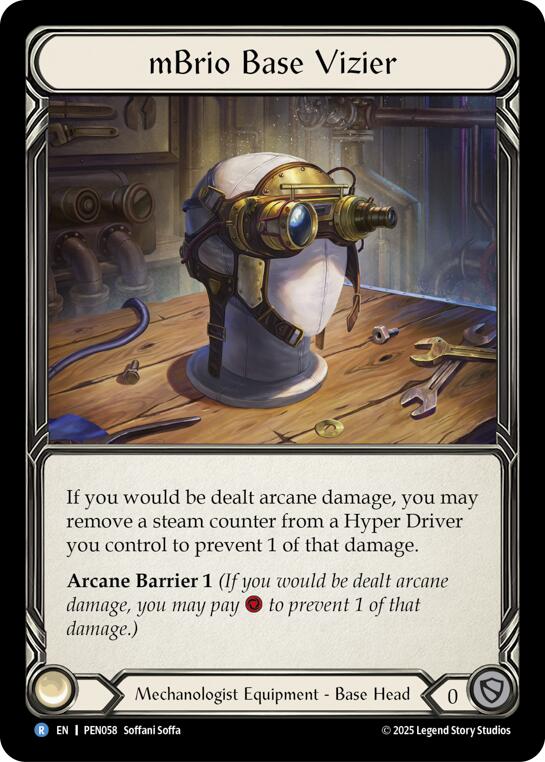 Mbrio Base Vizier [PEN058] (Compendium of Rathe)  Cold Foil | Card Citadel