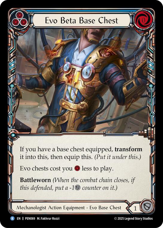 Evo Beta Base Chest (Blue) (Regular) [PEN069] (Compendium of Rathe) | Card Citadel