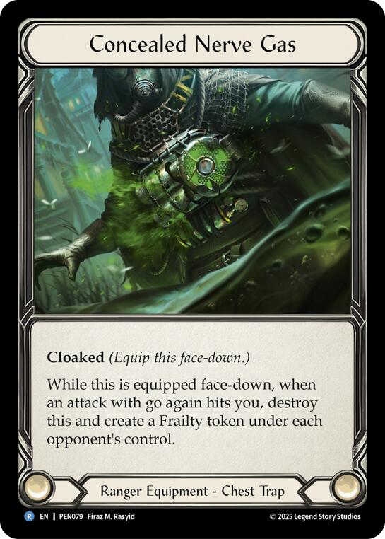 Concealed Nerve Gas [PEN079] (Compendium of Rathe)  Cold Foil | Card Citadel
