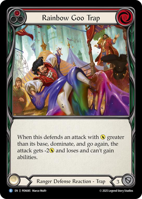Rainbow Goo Trap (Red) (Rainbow Foil) [PEN085] (Compendium of Rathe)  Rainbow Foil | Card Citadel