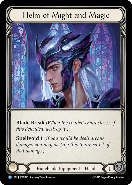 Helm Of Might And Magic [PEN093] (Compendium of Rathe)  Cold Foil | Card Citadel