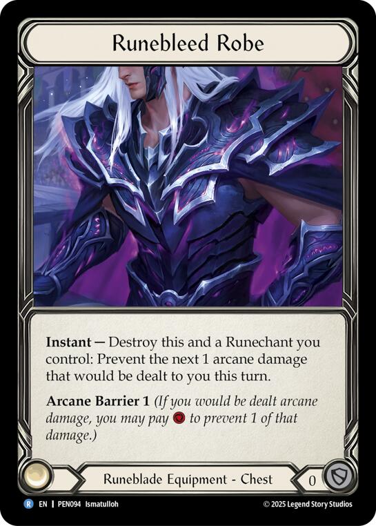 Runebleed Robe [PEN094] (Compendium of Rathe) | Card Citadel