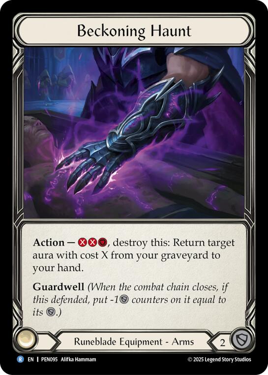 Beckoning Haunt [PEN095] (Compendium of Rathe)  Cold Foil | Card Citadel
