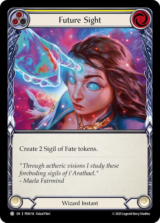Future Sight (Yellow) (Regular) [PEN118] (Compendium of Rathe) | Card Citadel