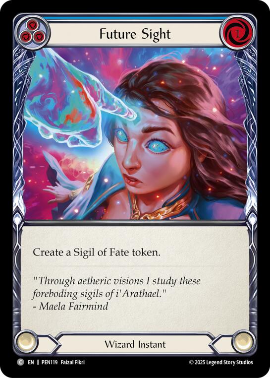 Future Sight (Blue) (Regular) [PEN119] (Compendium of Rathe) | Card Citadel