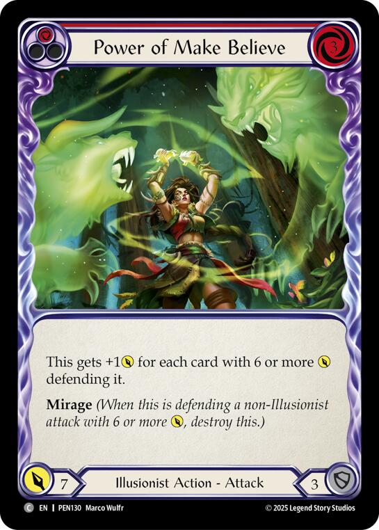 Power Of Make Believe (Red) (Regular) [PEN130] (Compendium of Rathe) | Card Citadel