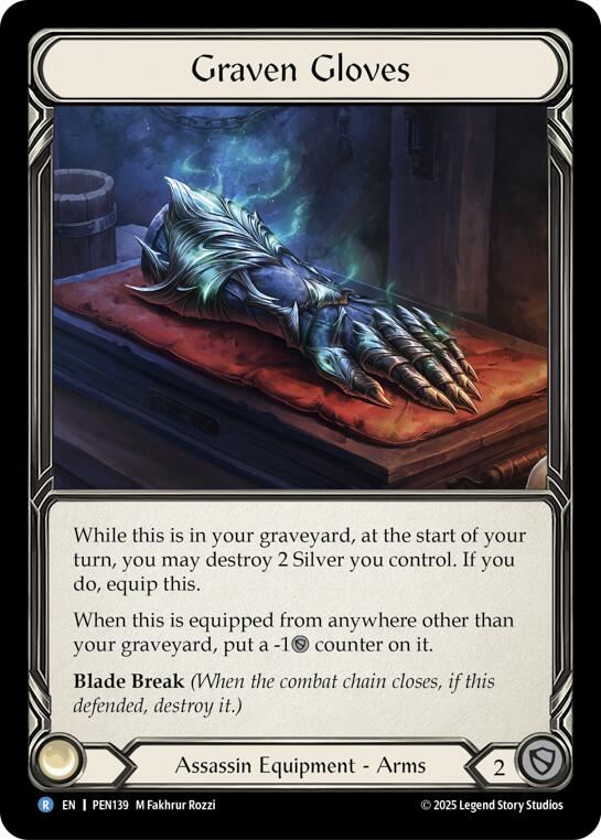 Graven Gloves [PEN139] (Compendium of Rathe) | Card Citadel