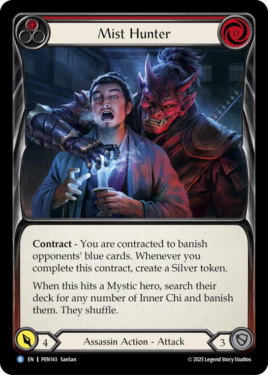 Mist Hunter (Red) (Regular) [PEN143] (Compendium of Rathe) | Card Citadel