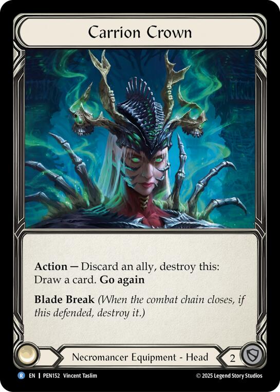 Carrion Crown [PEN152] (Compendium of Rathe)  Cold Foil | Card Citadel