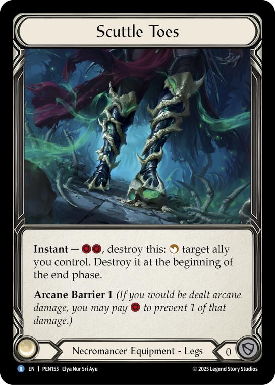 Scuttle Toes [PEN155] (Compendium of Rathe)  Cold Foil | Card Citadel
