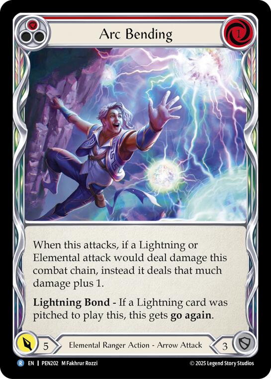 Arc Bending (Red) (Regular) [PEN202] (Compendium of Rathe) | Card Citadel