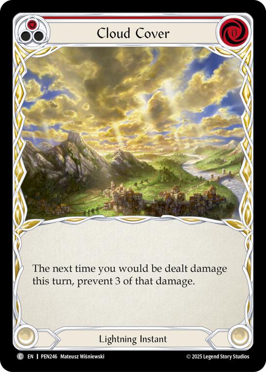 Cloud Cover (Red) (Regular) [PEN246] (Compendium of Rathe) | Card Citadel