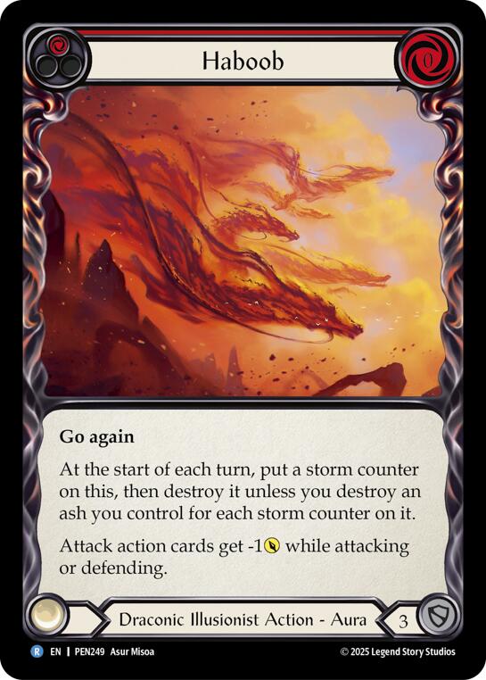 Haboob (Red) (Rainbow Foil) [PEN249] (Compendium of Rathe)  Rainbow Foil | Card Citadel