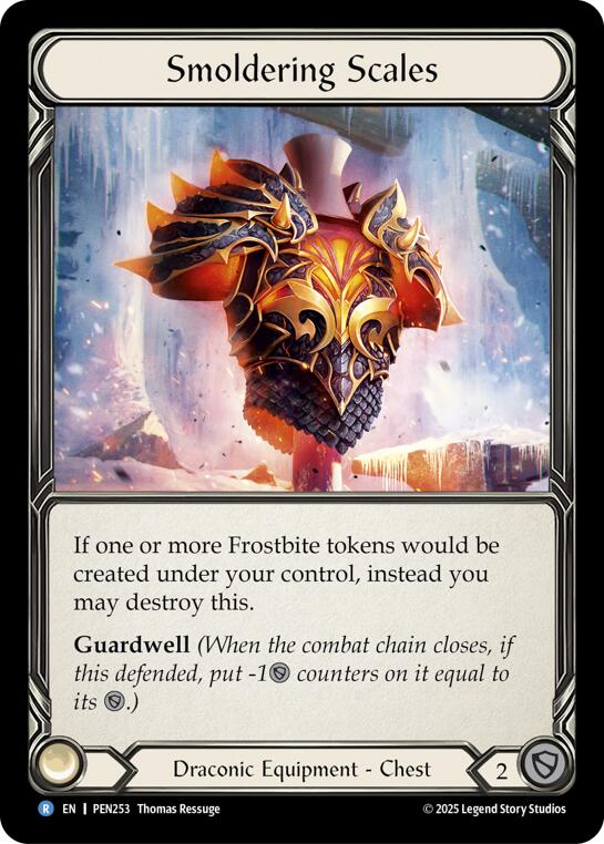 Smoldering Scales [PEN253] (Compendium of Rathe)  Cold Foil | Card Citadel