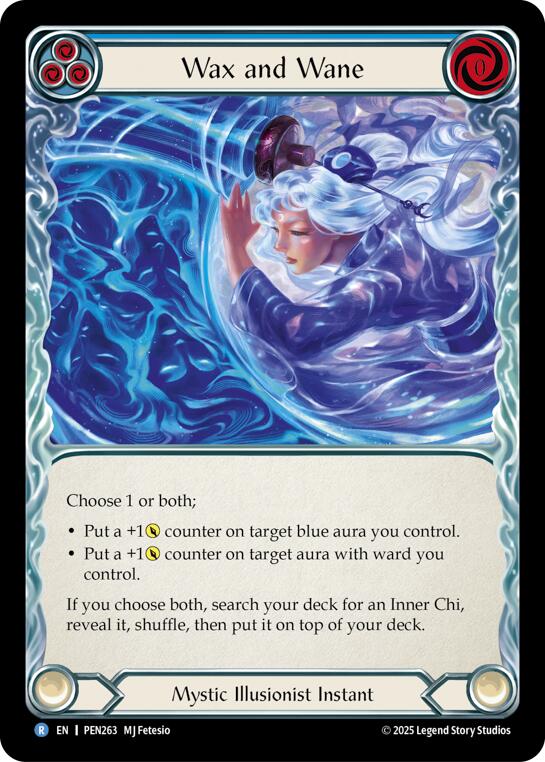 Wax And Wane (Blue) (Regular) [PEN263] (Compendium of Rathe) | Card Citadel