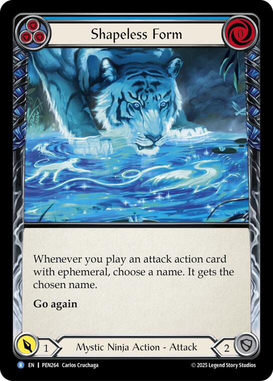 Shapeless Form (Blue) (Rainbow Foil) [PEN264] (Compendium of Rathe)  Rainbow Foil | Card Citadel