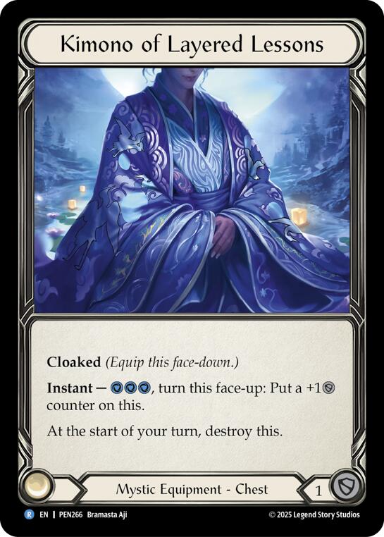 Kimono Of Layered Lessons [PEN266] (Compendium of Rathe) | Card Citadel