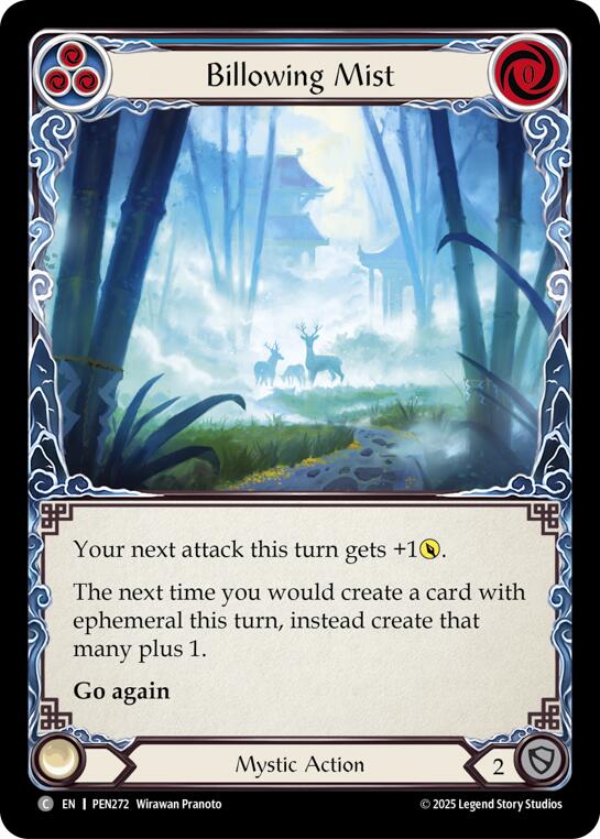 Billowing Mist (Blue) (Regular) [PEN272] (Compendium of Rathe) | Card Citadel