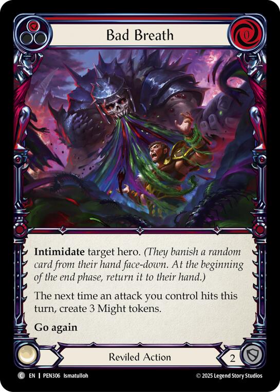 Bad Breath (Red) (Regular) [PEN306] (Compendium of Rathe) | Card Citadel