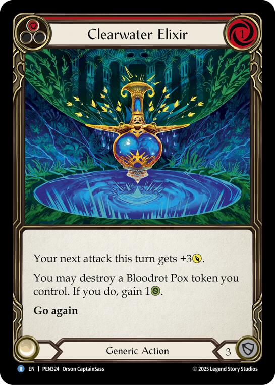 Clearwater Elixir (Red) (Regular) [PEN324] (Compendium of Rathe) | Card Citadel