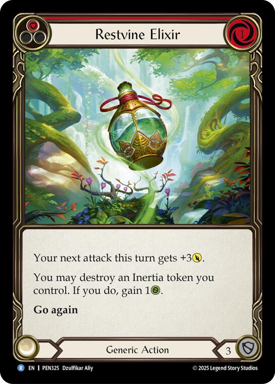 Restvine Elixir (Red) (Regular) [PEN325] (Compendium of Rathe) | Card Citadel