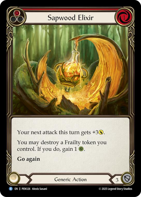 Sapwood Elixir (Red) (Regular) [PEN326] (Compendium of Rathe) | Card Citadel