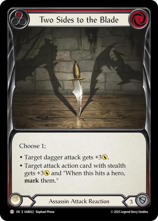 Two Sides to the Blade [SAR022] (GEM Pack 2) | Card Citadel
