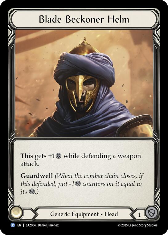 Blade Beckoner Helm [SAZ004] (Silver Age Chapter 2) | Card Citadel