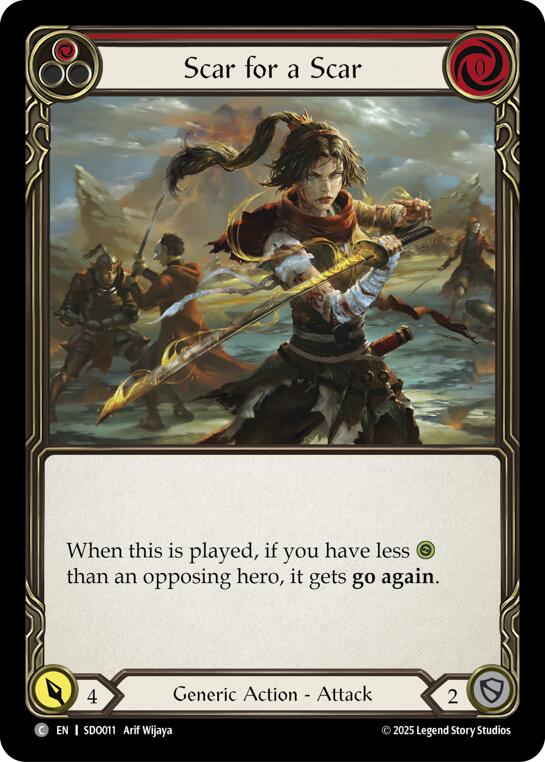 Scar for a Scar [SDO011] (Silver Age Chapter 2) | Card Citadel