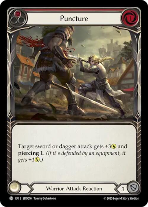 Puncture (Red) (Regular) [SDO016] (Silver Age Chapter 2) | Card Citadel