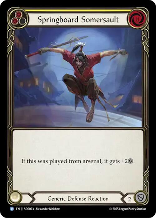 Springboard Somersault [SDO023] (GEM Pack 2) | Card Citadel