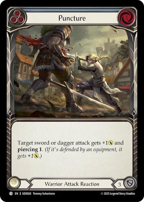 Puncture (Blue) (Regular) [SDO028] (Silver Age Chapter 2) | Card Citadel