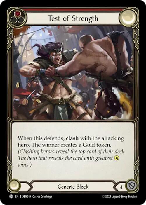 Test of Strength [SEN019] (GEM Pack 2) | Card Citadel