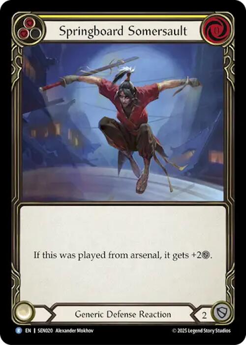 Springboard Somersault [SEN020] (GEM Pack 2) | Card Citadel