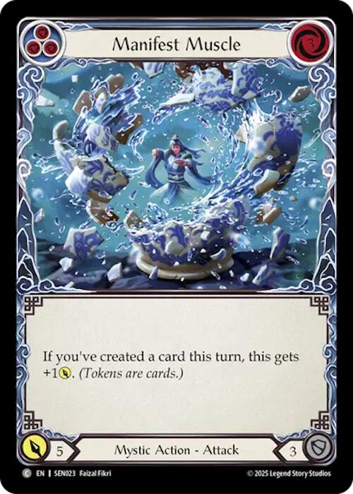Manifest Muscle [SEN023] (Silver Age Chapter 2) | Card Citadel