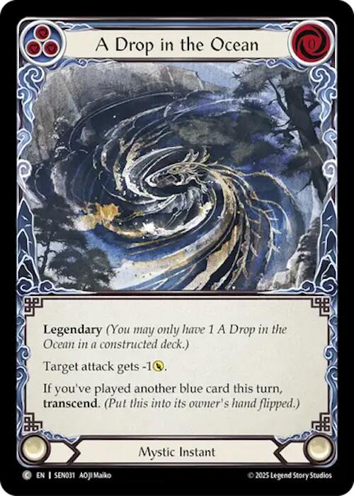 A Drop in the Ocean // Inner Chi [SEN031] (Silver Age Chapter 2) | Card Citadel