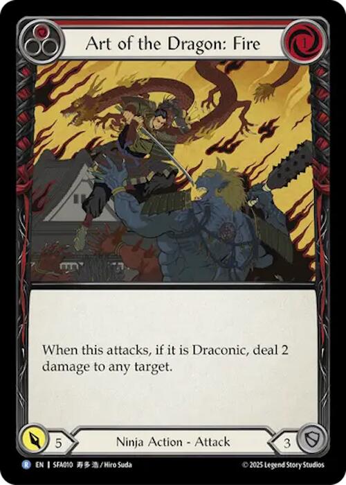 Art of the Dragon: Fire [SFA010] (Silver Age Chapter 2) | Card Citadel