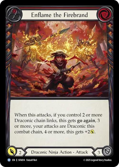 Enflame the Firebrand [SFA014] (GEM Pack 2) | Card Citadel