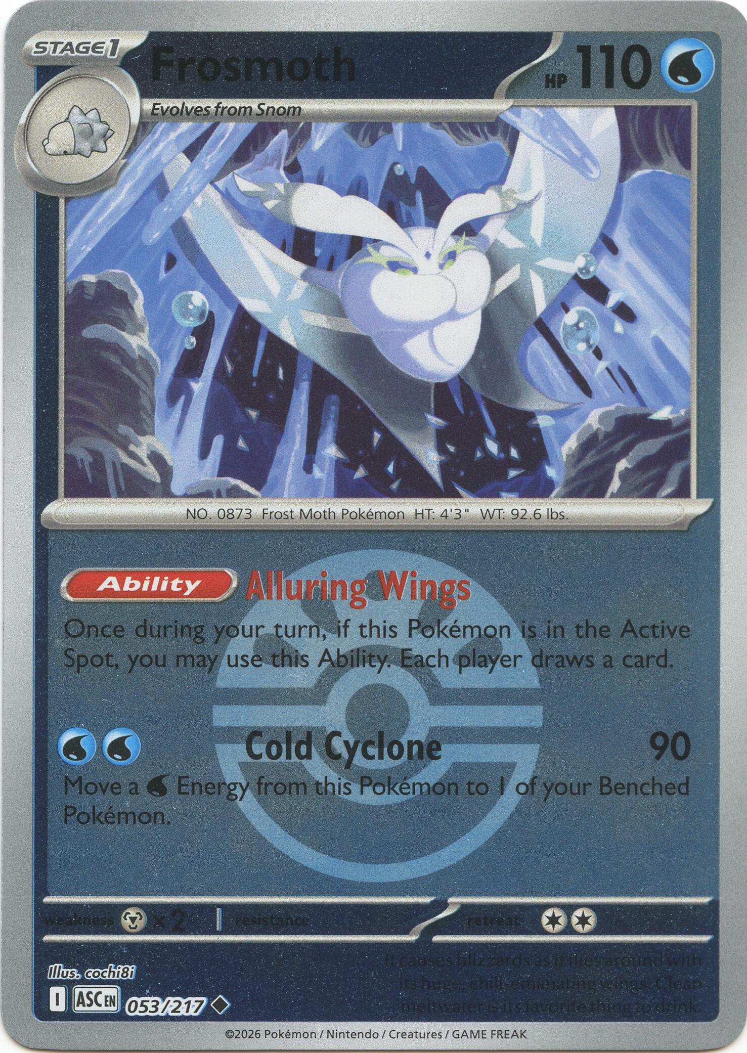 Frosmoth (053/217) (Friend Ball) [Mega Evolution: Ascended Heroes] | Card Citadel