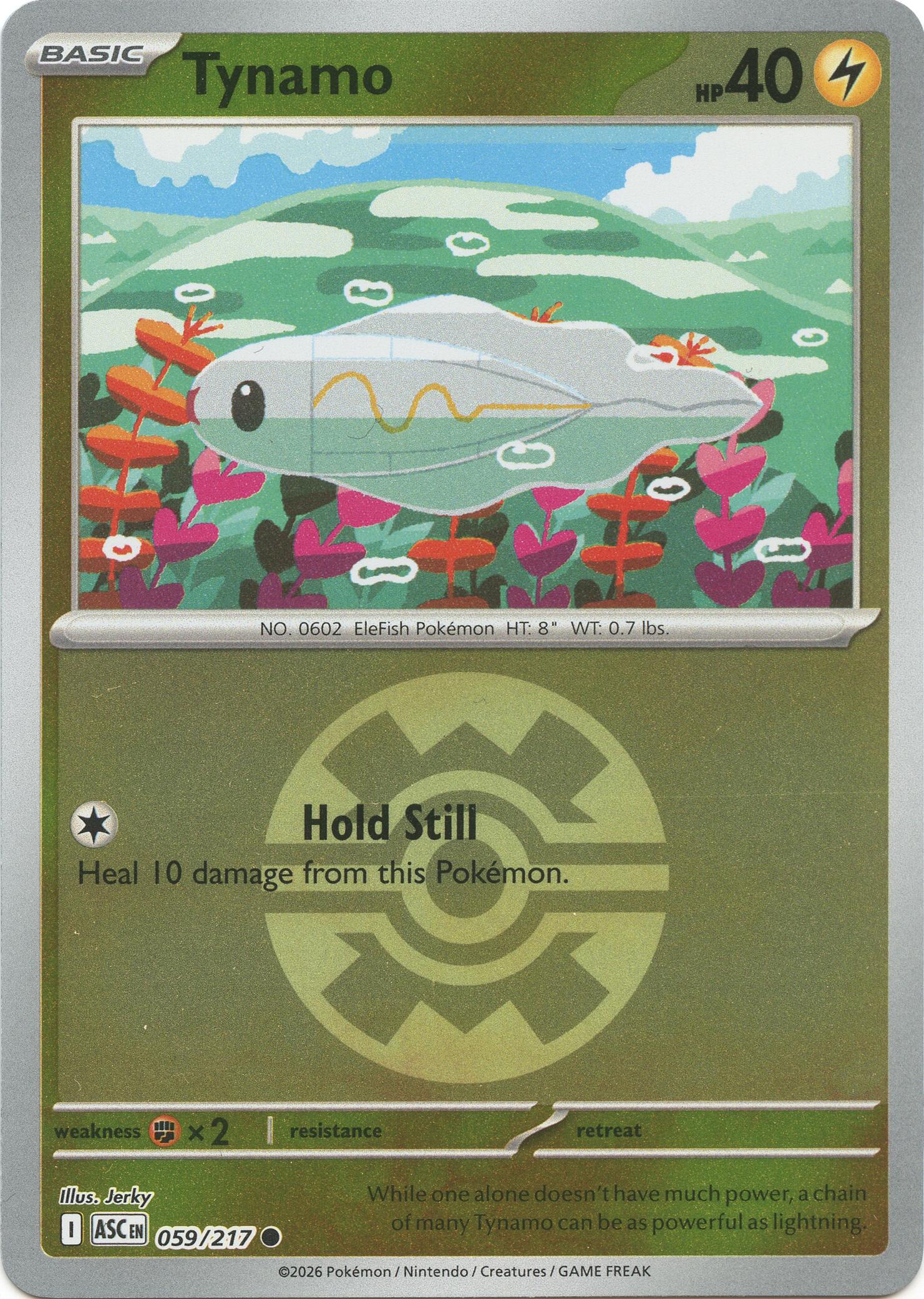 Tynamo (059/217) (Quick Ball) [Mega Evolution: Ascended Heroes] | Card Citadel