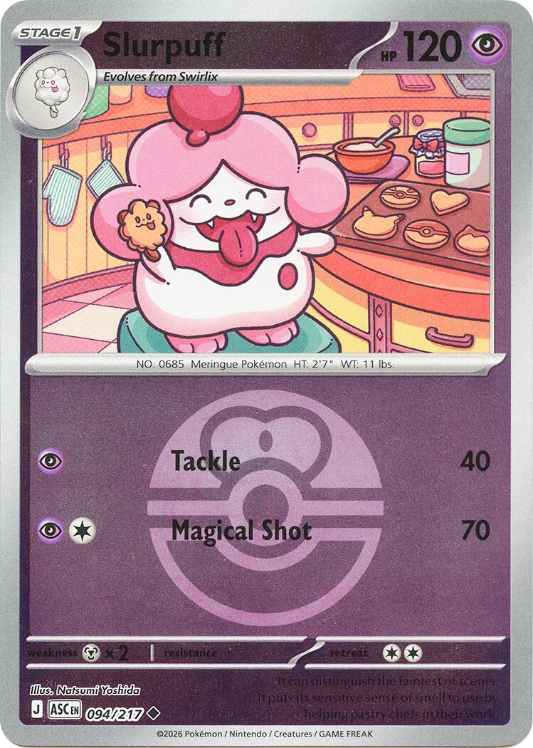 Slurpuff (094/217) (Love Ball) [Mega Evolution: Ascended Heroes] | Card Citadel