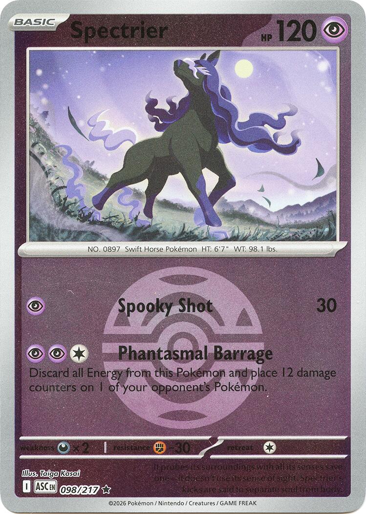 Spectrier (098/217) (Dusk Ball) [Mega Evolution: Ascended Heroes] | Card Citadel