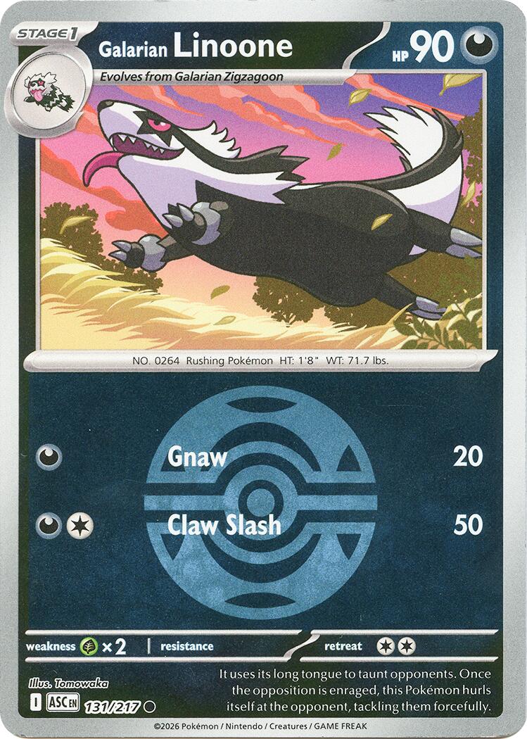 Galarian Linoone (131/217) (Dusk Ball) [Mega Evolution: Ascended Heroes] | Card Citadel