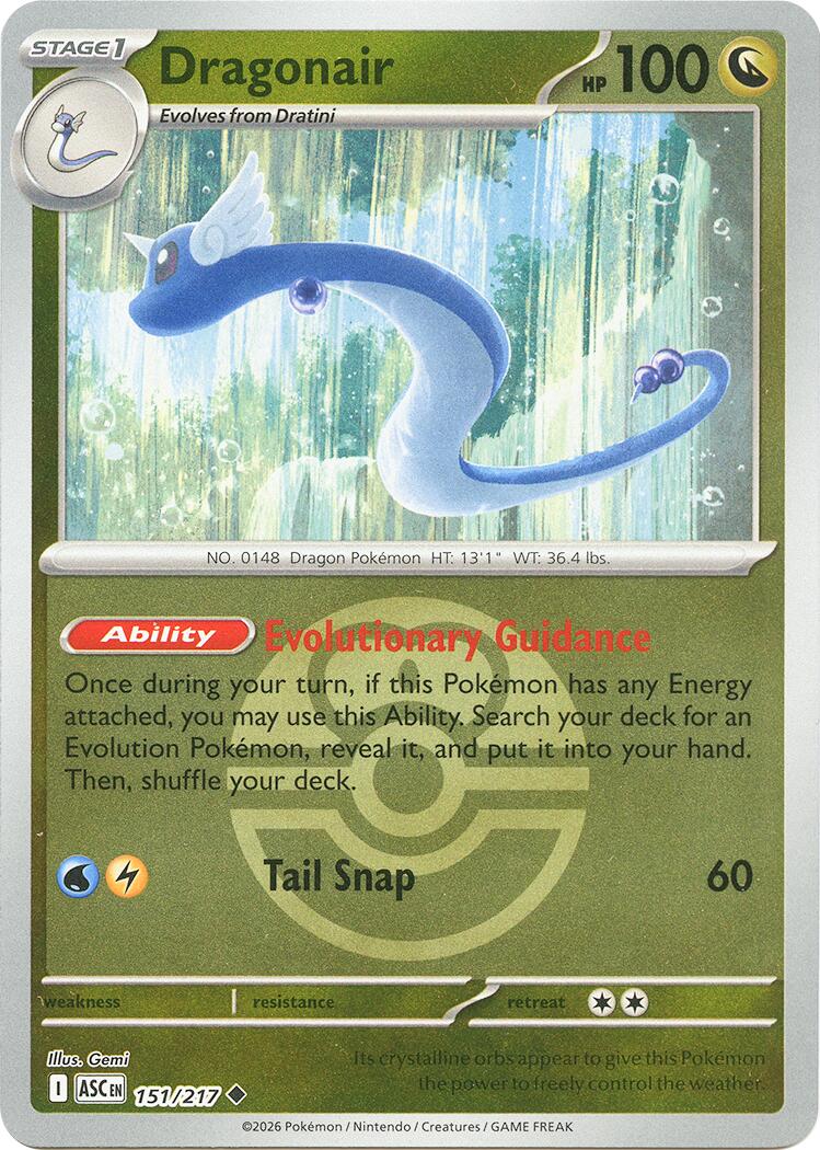 Dragonair (151/217) (Love Ball) [Mega Evolution: Ascended Heroes] | Card Citadel
