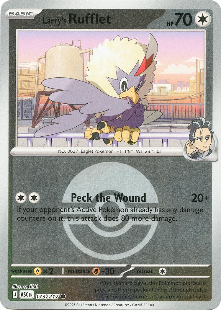 Larry's Rufflet (173/217) (Poke Ball) [Mega Evolution: Ascended Heroes] | Card Citadel
