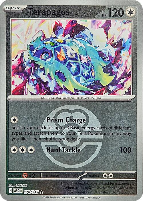 Terapagos (178/217) (Love Ball) [Mega Evolution: Ascended Heroes] | Card Citadel