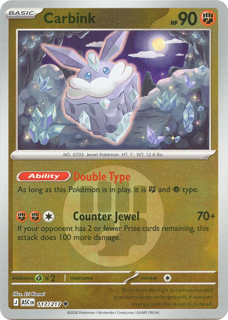 Carbink (117/217) (Energy Symbol Pattern) [Mega Evolution: Ascended Heroes] | Card Citadel